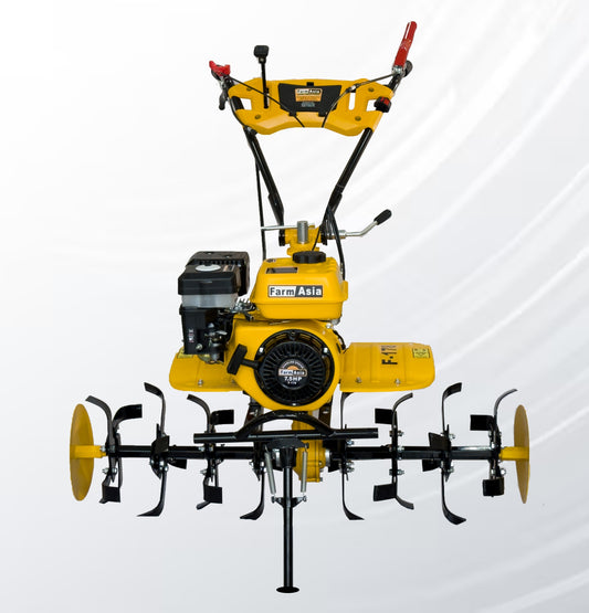 FARMASIA F-178 with 212cc 4-Stroke Power Weeder || 7 Hp Power Tiller